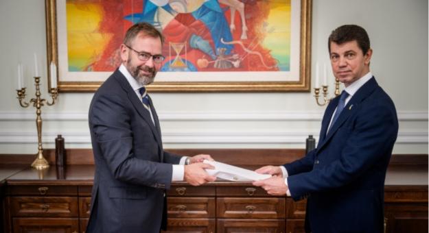 Norvégia új nagykövete megkezdte munkáját Ukrajnában
