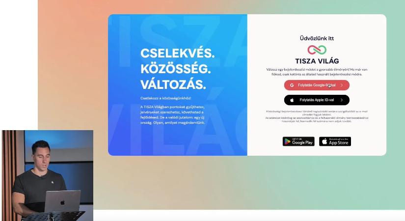 Bemutatták a Tisza applikációját, amivel a valódi cselekvést segítenék a terepen