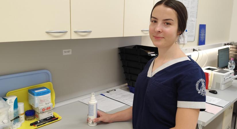 Dominika a komáromi kórházban találta meg a biztos pontot, a hivatás értelmét és a fejlődéshez szükséges bátorságot