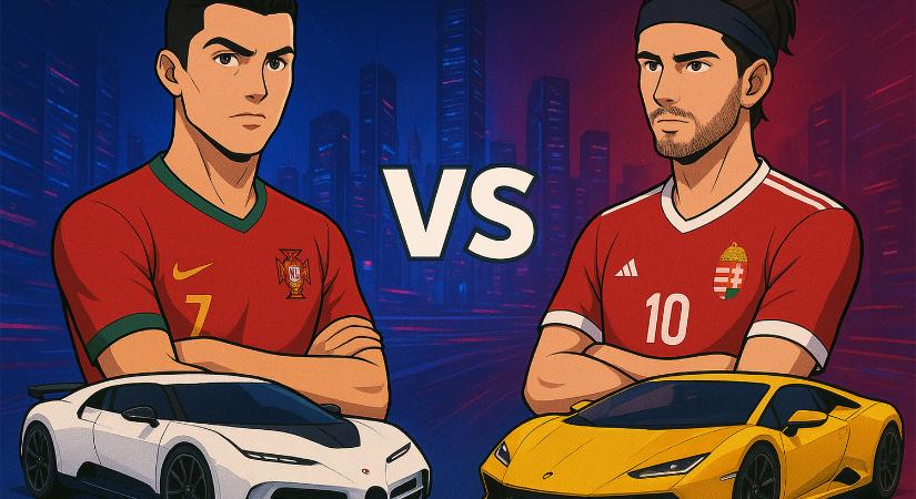 Ez Szoboszlai Dominik és Cristiano Ronaldo legdrágább autója