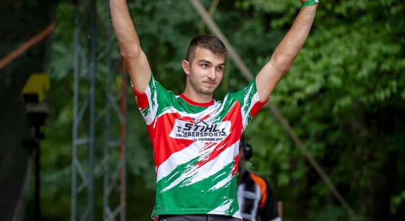 Triplázott a legjobb hazai sportfavágó – a parádi Strúbel Bence harmadszor is magyar bajnok