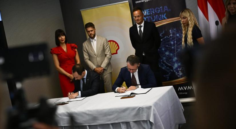 Tíz éves gázkereskedelmi megállapodást kötött az MVM és a Shell