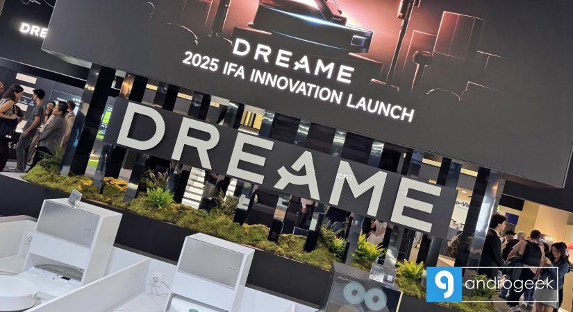 A Dreame az IFA 2025 expón mutatta be új okosotthon megoldásait