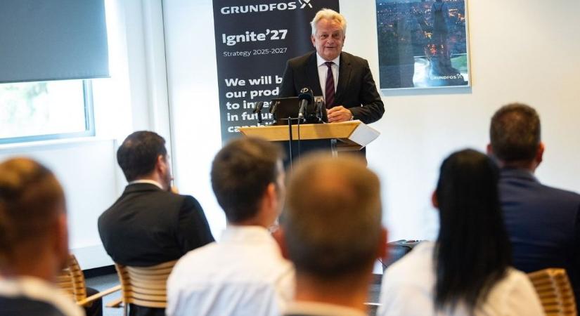 A Grundfos sikerét ünnepelték – a cég több kísérleti fejlesztést hajtott végre