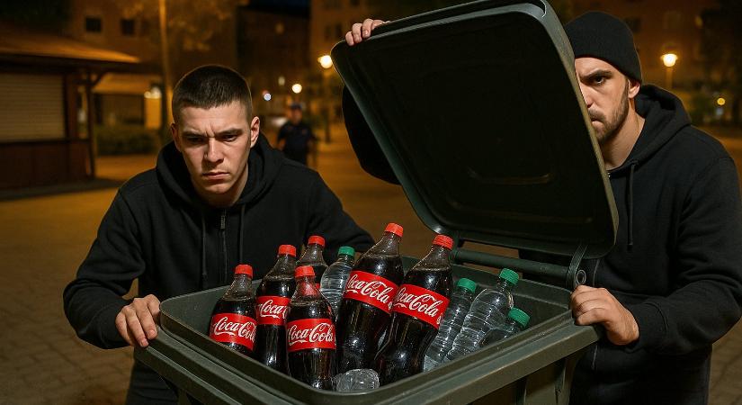Kukába rejtették a lopott szajrét Oroszlányban, de a rendőröknek gyanús lett, miért húznak hajnalban kukát az utcán