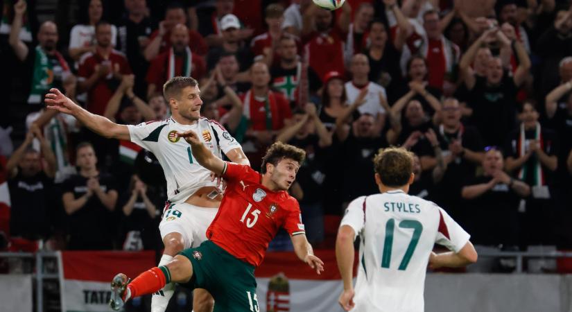 Vb-selejtező: Hiába Varga duplája, a portugálok drámai hajrában nyertek a Puskásban - videó