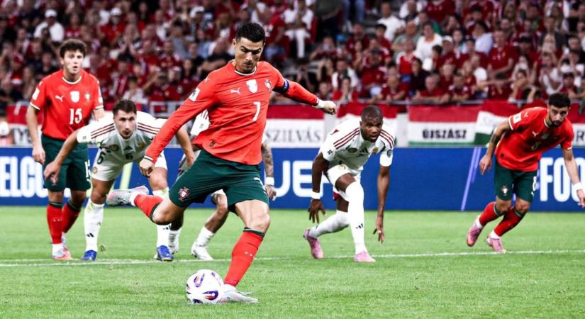 Ronaldo történelmet írt a Puskás Arénában