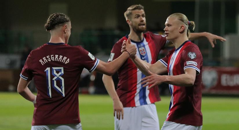 Vb-selejtezők: 11-1-es mészárlás, Haaland öt gólt szerzett egy meccsen - eredmények, videók