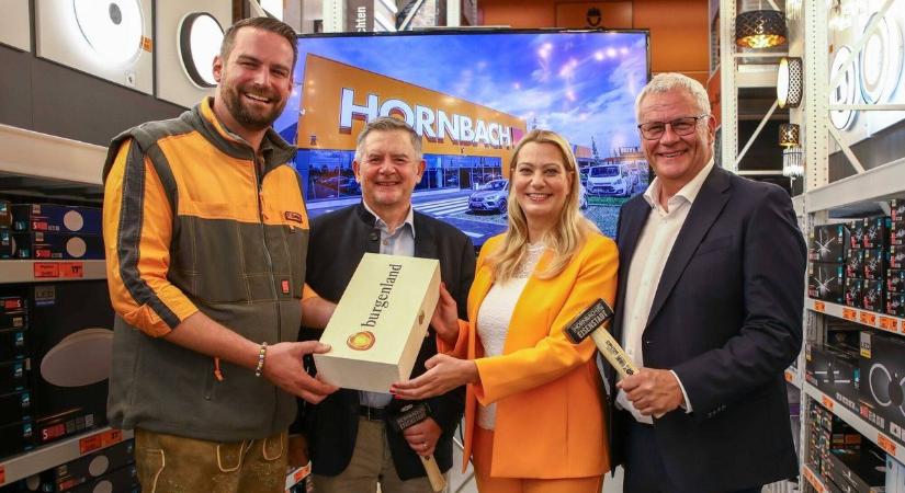 A Hornbach megnyitotta első burgenlandi barkácsáruházát Eisenstadtban
