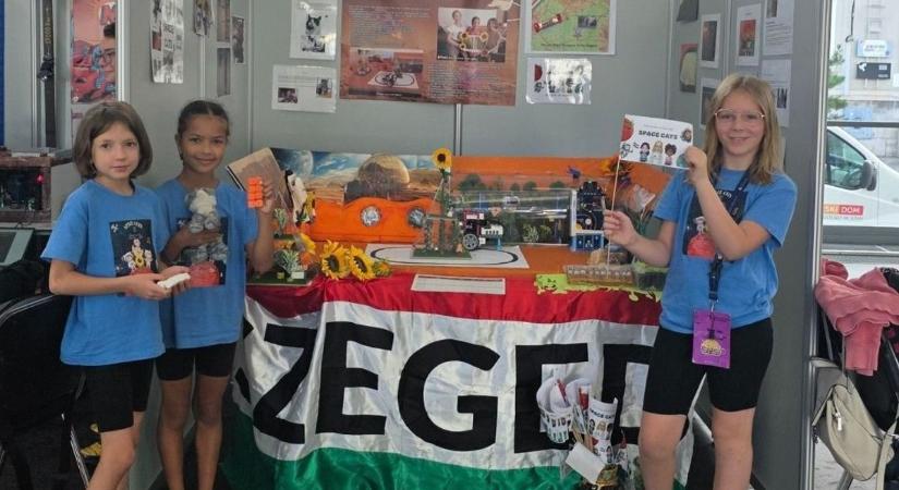 Szegedi diákok a világ élvonalában, különdíjjal tértek haza a robotolimpiáról