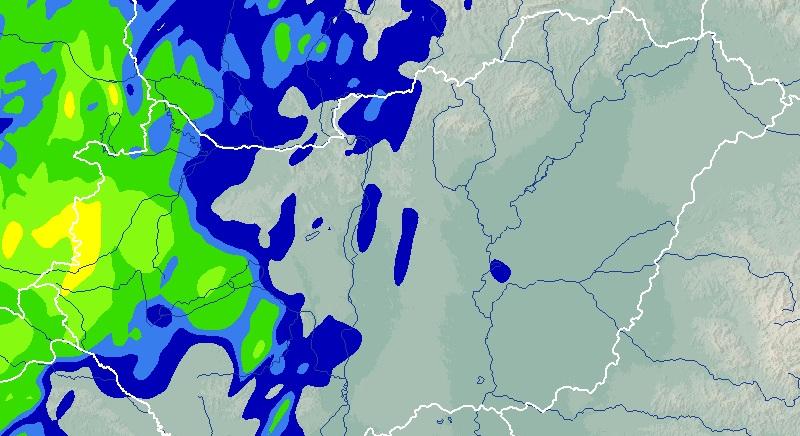 Mutatjuk, mikor érkezik a nagy esőzés, óráról órára