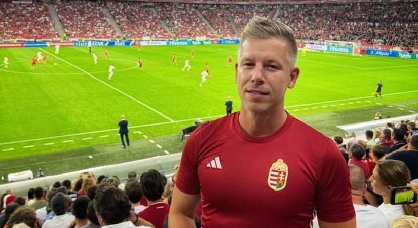 Videón Magyar Péter képmutatása: még a Puskás Arénába is testőrrel érkezett a Tisza-vezér