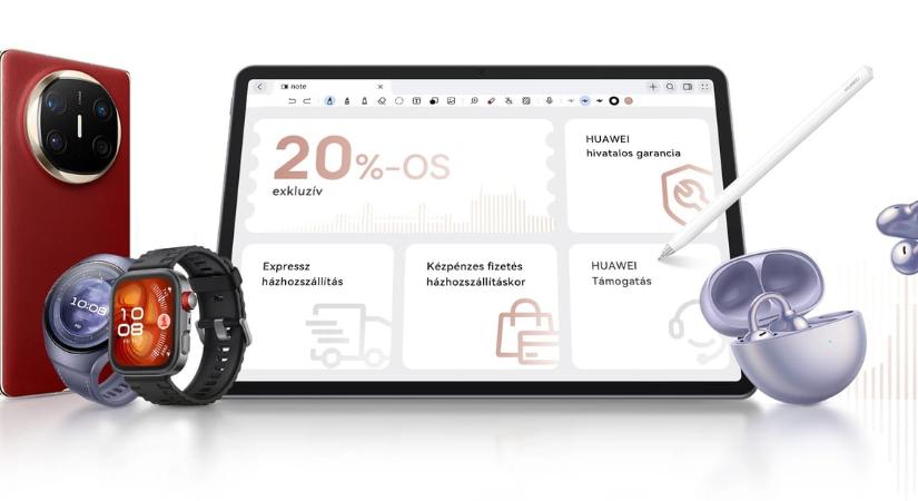 Webshopot indított Magyarországon a Huawei