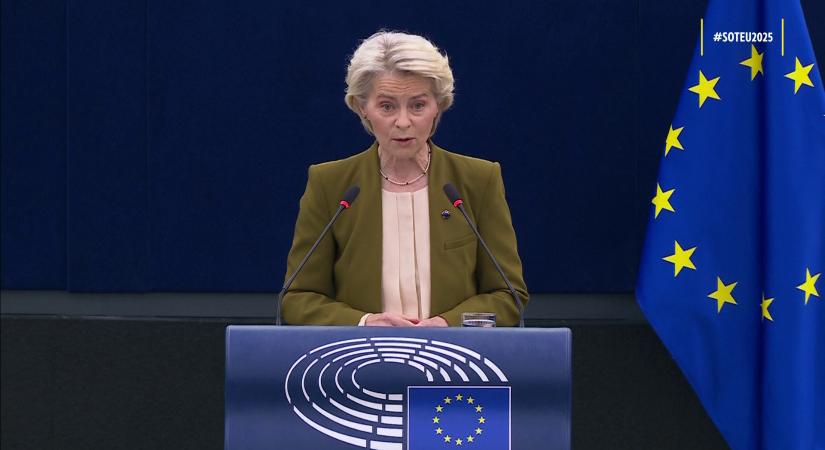 Ursula von der Leyen szerint Európa egy egységes kontinensért és a békéért harcol  videó