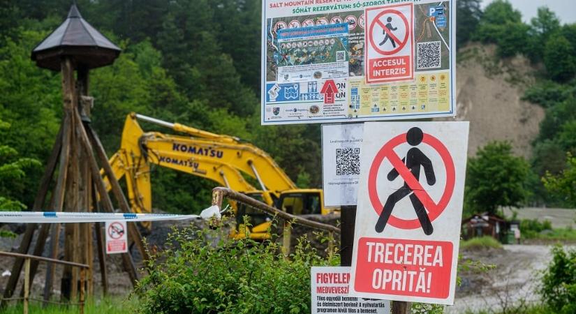 Meghosszabbították a vészhelyzetet a parajdi sóbányában