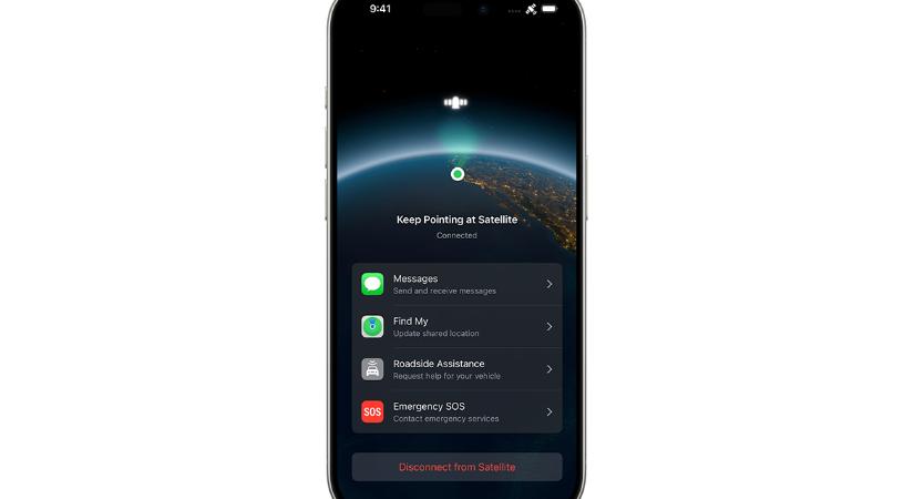 Plusz egy év ingyen az iPhone műholdas segélyhívójához