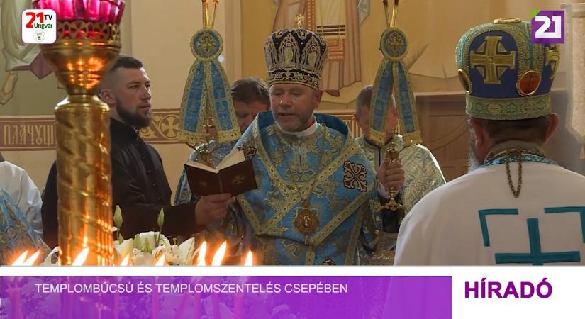 Templombúcsú és templomszentelés Csepében (videó)