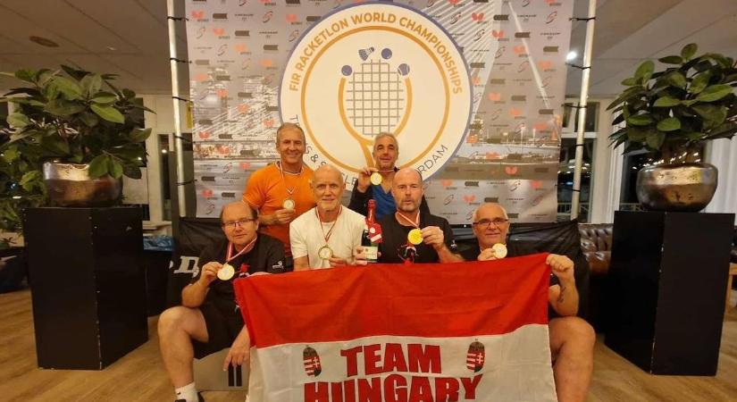 Világelsők lettek a martfűi racketlonos sportolók