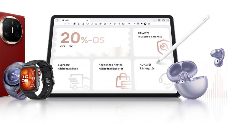 Megnyílt a Huawei hivatalos magyar webáruháza