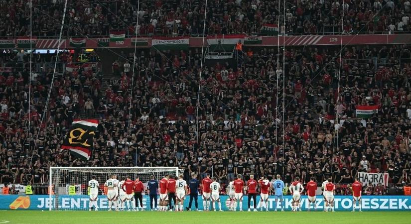 A magyar szurkolók ismét bizonyítottak: egész Európában Szoboszlaiék meccsein voltak kint a legtöbben