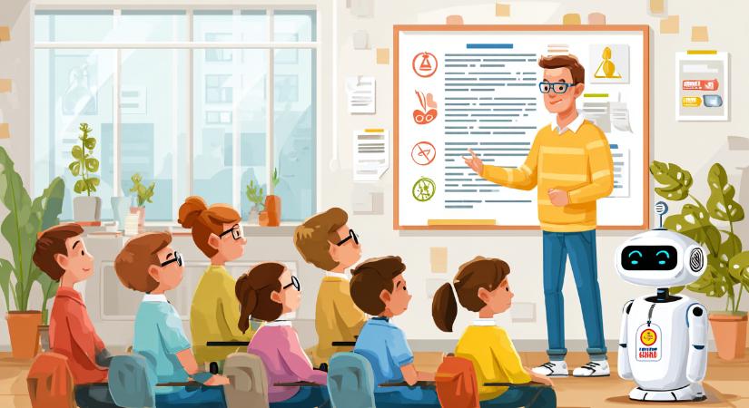 A mesterséges intelligencia bevezetése az iskolánkban – tanári segédanyag egy 45 perces bevezető órához
