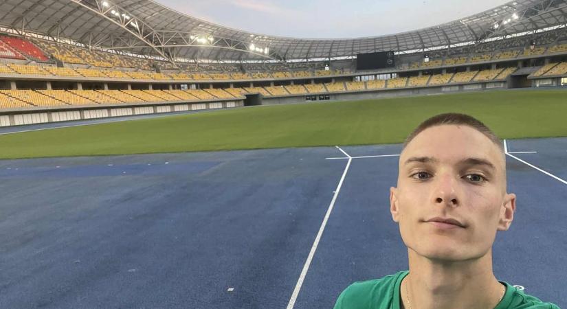 Három nap alatt jutott el az atlétikai világbajnokság helyszínére Böndör Márton