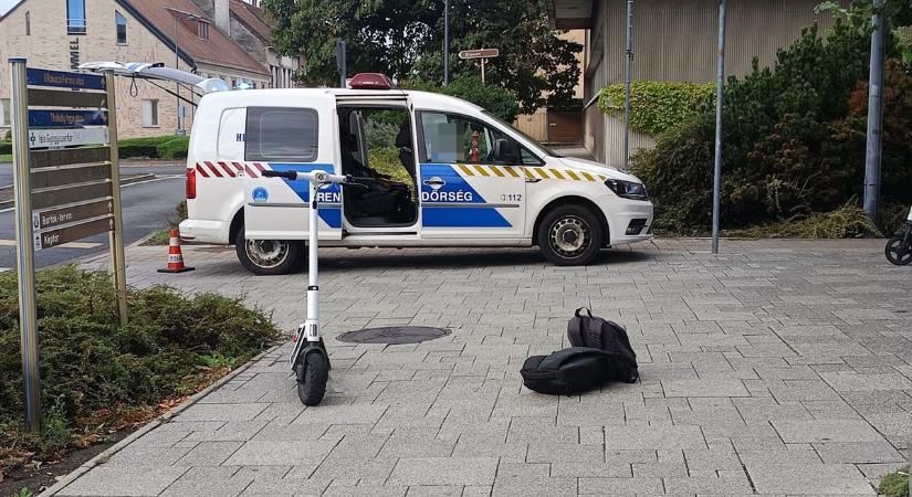 Rollerbaleset: Gyalogátkelőhelyen ütöttek el egy rollerest Szombathelyen - fotó
