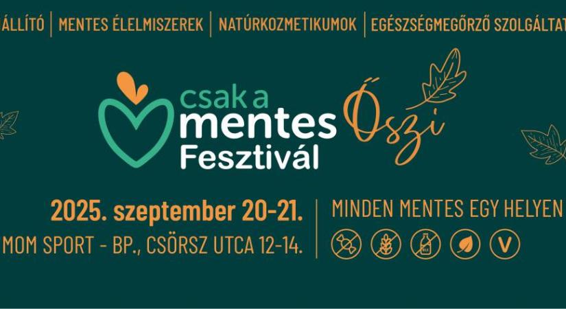 Guinness-rekord kísérlettel és jótékonysággal indul a Csak a Mentes Őszi Fesztivál