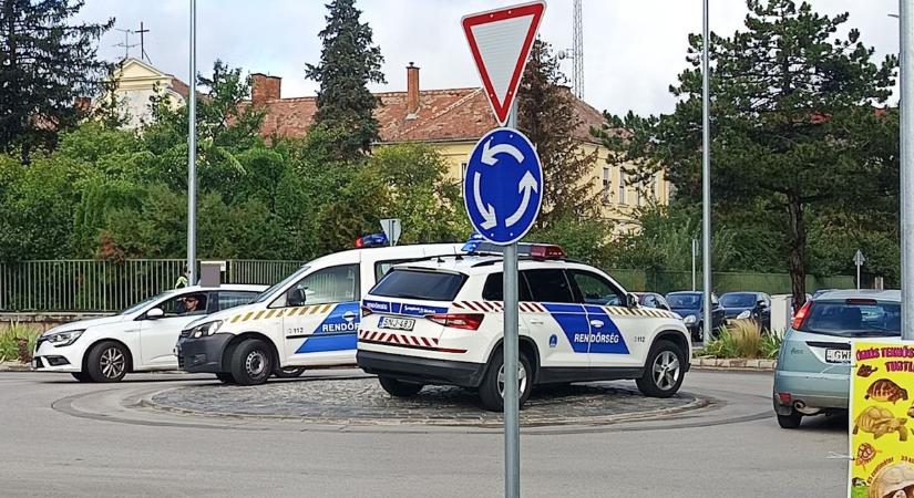 Motoros került kórházba Szombathelyen - fotók