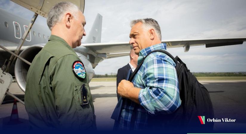 Abu Dzabiba utazott Orbán Viktor