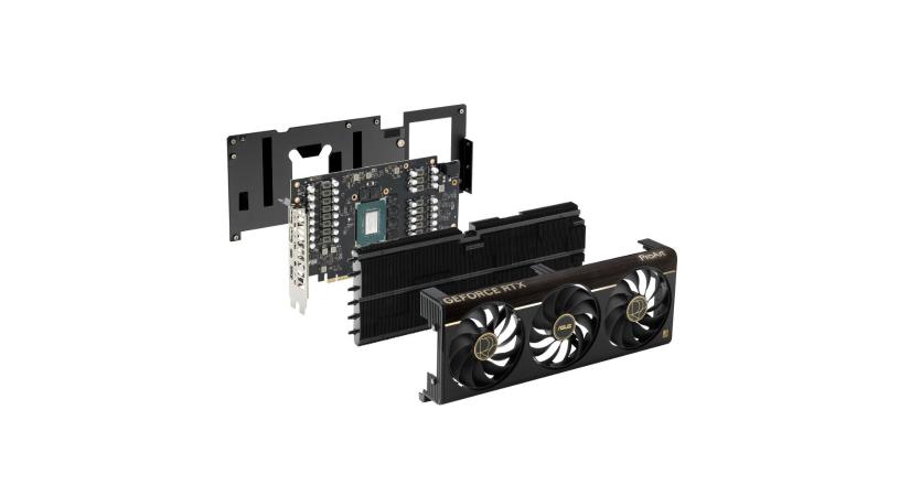 USB-C porttal és famintás dizájnelemmel érkeznek az ASUS új ProArt sorozatú GeForce RTX 50-es videokártyái