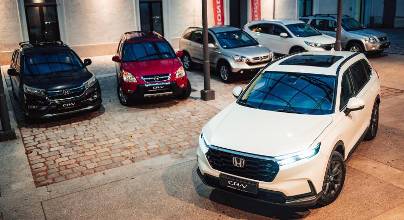 30 éves a Honda CR-V – hat generáció képekben