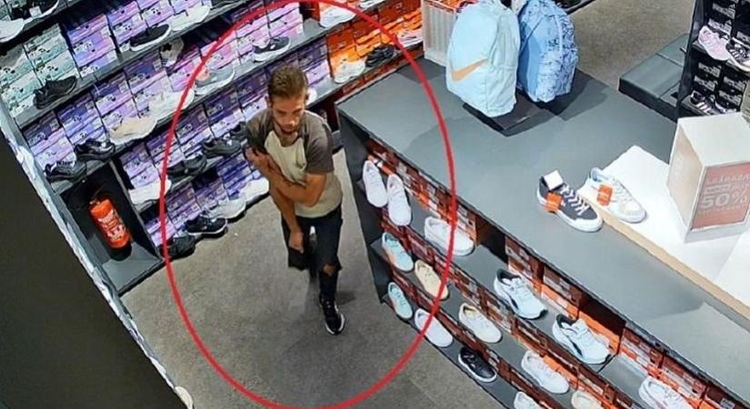 Újabb lopást rögzített a kamera Tatabányán, mindenki ezt a férfit keresi