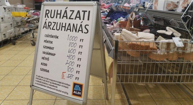 Hihetetlen milyen akcióval rukkolt elő az Aldi