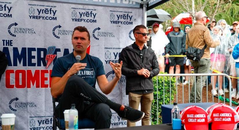Meggyilkolták Charlie Kirk konzervatív influenszert
