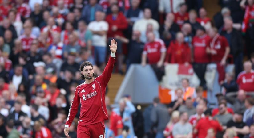 Szoboszlaié a hónap legszebb gólja a Liverpoolnál