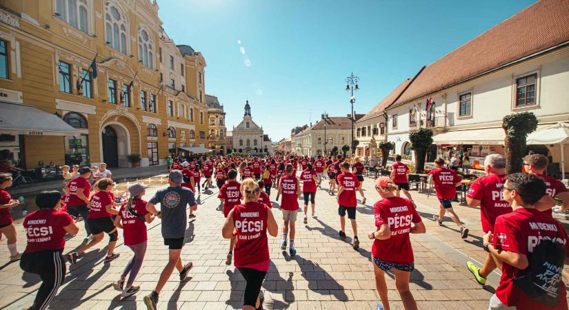 Jótékonysági futás a rákbeteg gyerekek gyógyításáért Pécsett