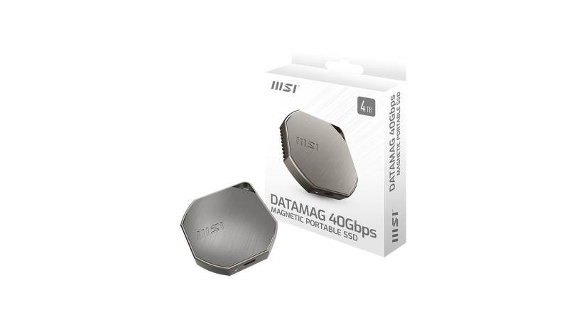 Mágneses külső SSD sorozattal jelentkezik az MSI – Jön a DATAMAG 40 Gbps széria