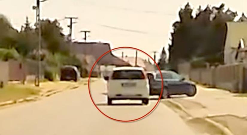Valami elpattant Nagykállón… a közlekedés szégyene, amit a kamera felvett – videóval