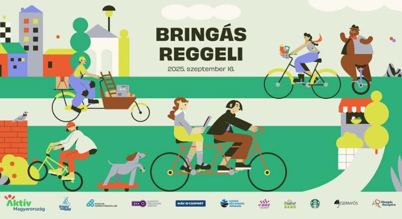 Kávé és péksüti bringásoknak Szolnokon – jön a Bringás Reggeli!
