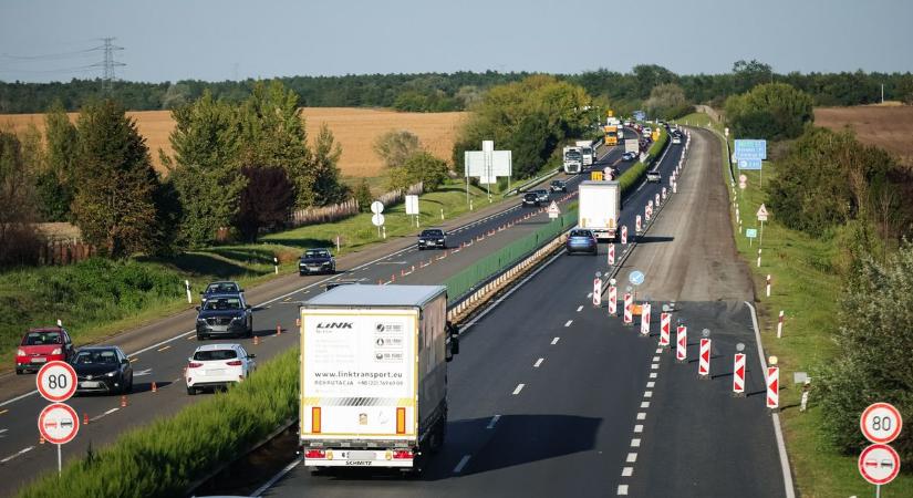 Fotókon mutatjuk, hogyan állnak a munkálatok az M1-esen