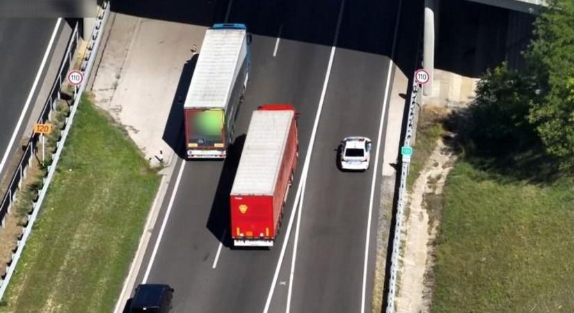 Rodeózó kaminosokra vadásztak a somogyi rendőrök az M7-esen
