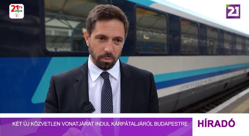 Két új közvetlen vonatjárat indul Kárpátaljáról Budapestre (videó)