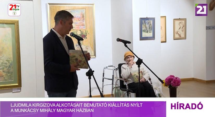 Ljudmila Kirgizova alkotásait bemutató kiállítás nyílt a Munkácsy Mihály Magyar Házban (videó)