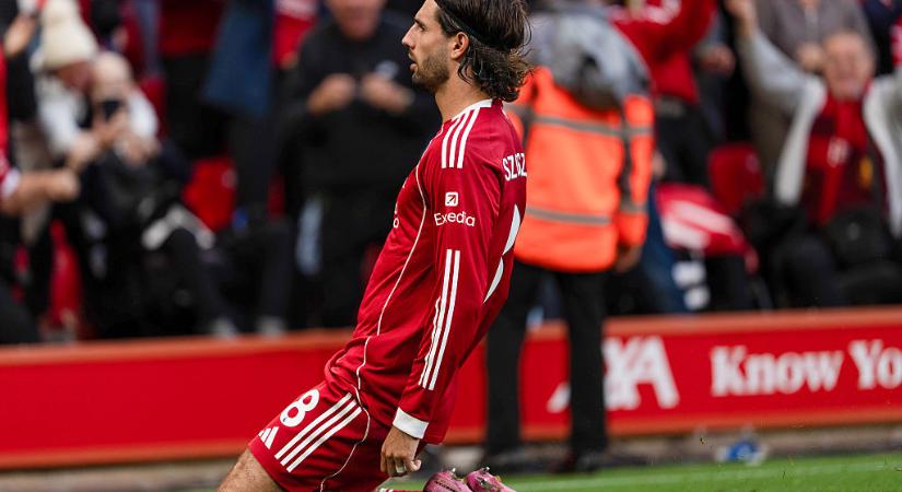 A Liverpool szurkolói Szoboszlai Dominik gólját választották augusztus legjobbjának