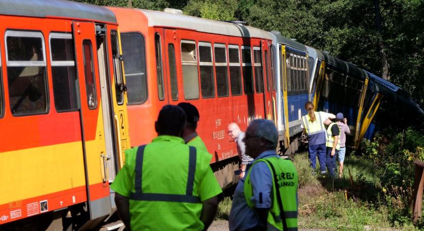 38 kilométeres sebességnél siklott ki a vonat Magyarkútnál