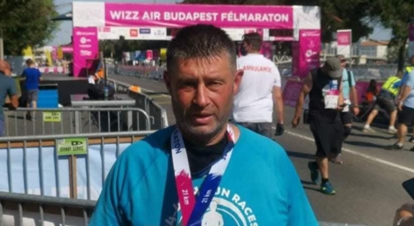 Soós Péter utoljára a Budapest Félmaratonon