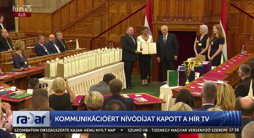 Radar - A kommunikációért nívódíj elismerő címet érdemelte ki a Hír Tv  videó