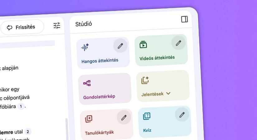NotebookLM extra a tanuláshoz: kvíz és tanulókártya készítés