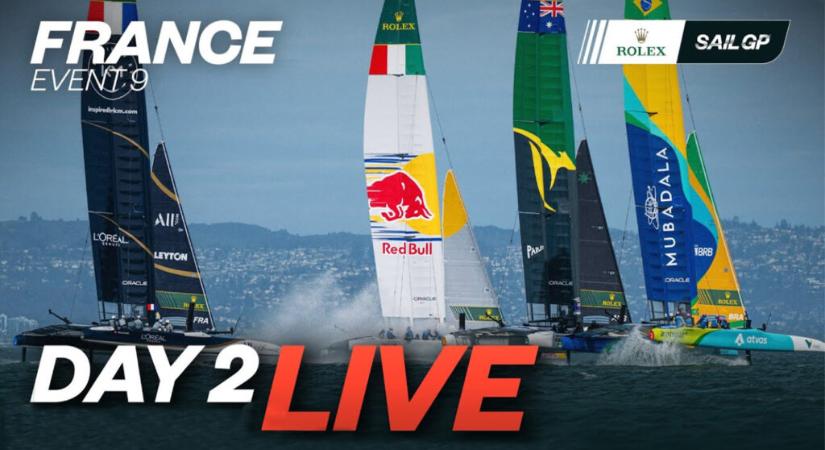 SailGP 2025 St. Tropez – Gyengülhet a szél – Élő közvetítés a szombati futamokról 12 óra 30 perctől